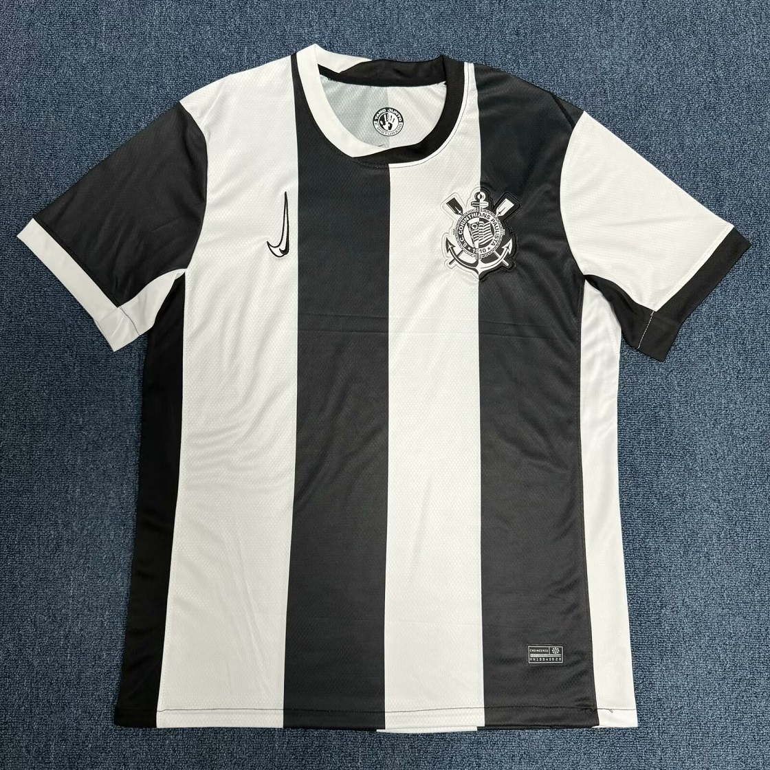 AAA Quality Corinthians 24/25 Third White/Black Soccer Jersey